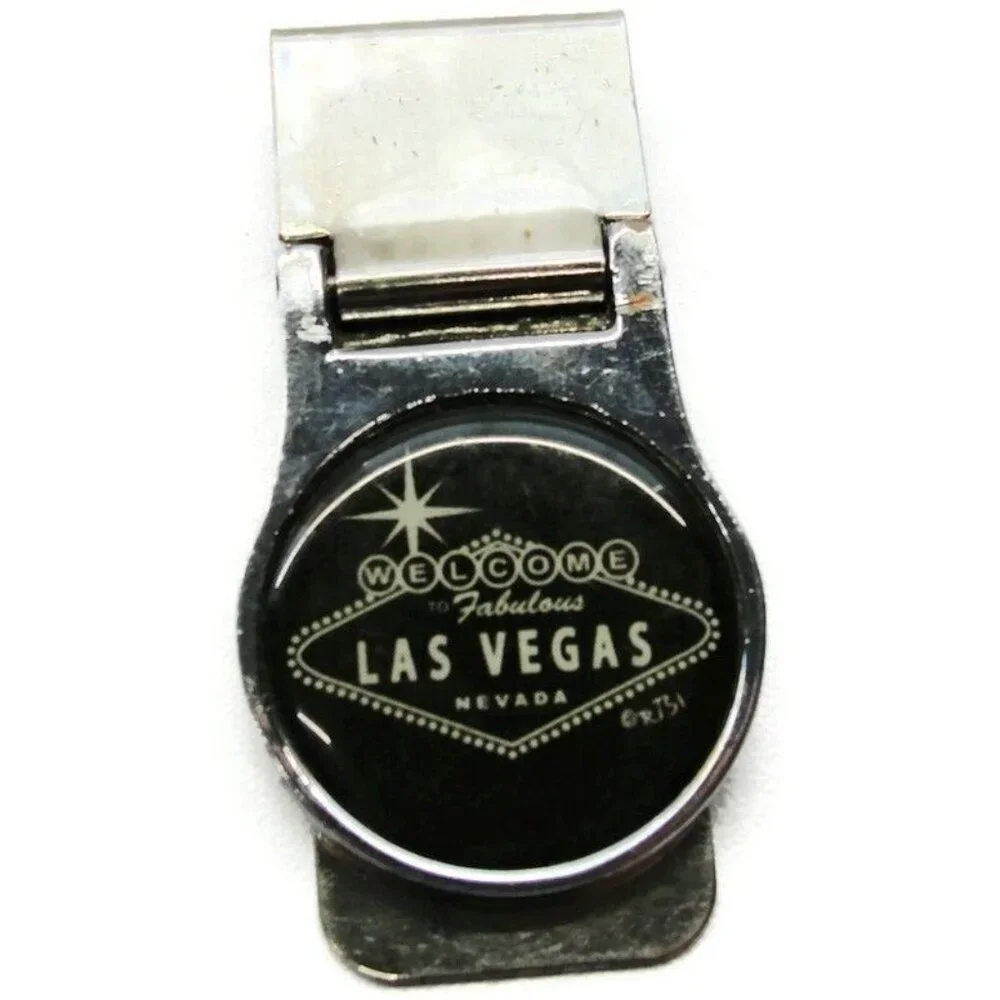 Money Clip Welcome to Fabulous Las Vegas Money Clip Stainless Steel